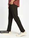 Darkest Brown Regular-fit Chino Pants